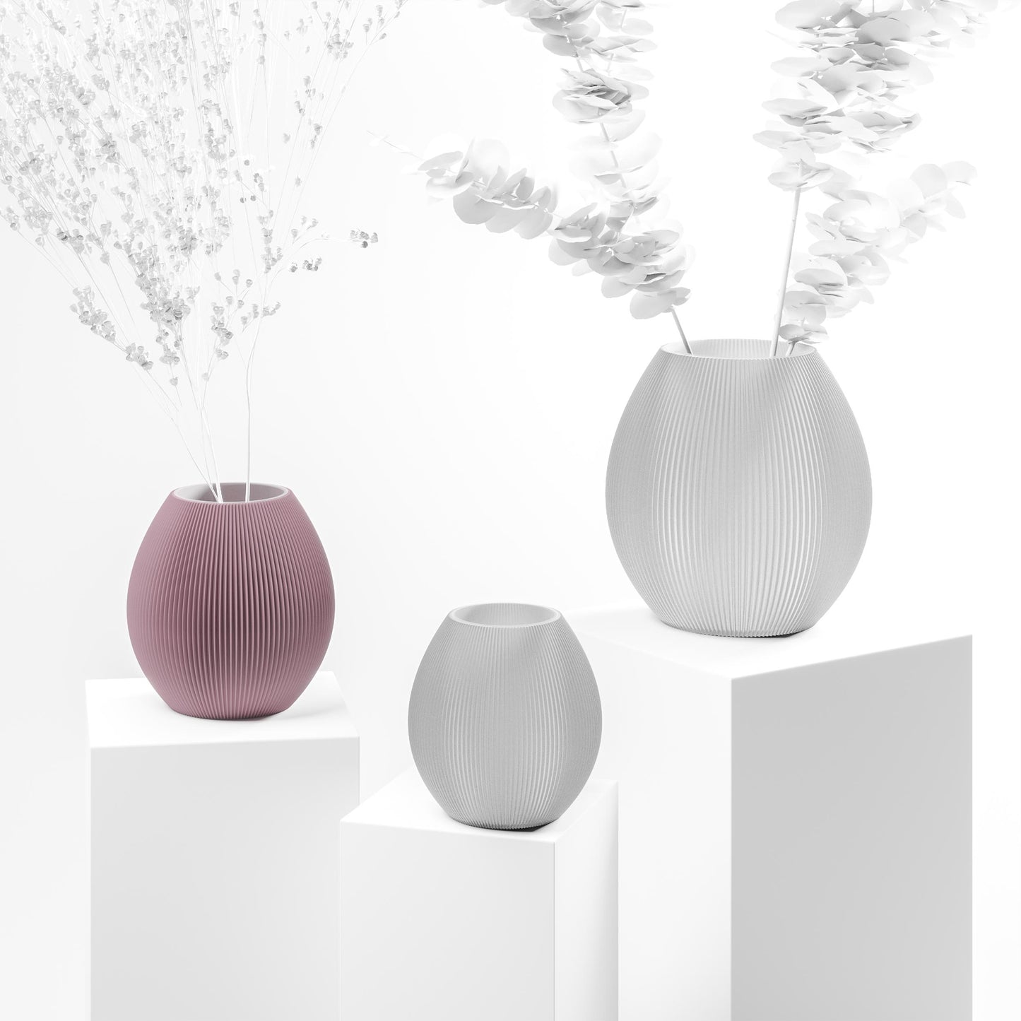 Lila Vase minimalistisch