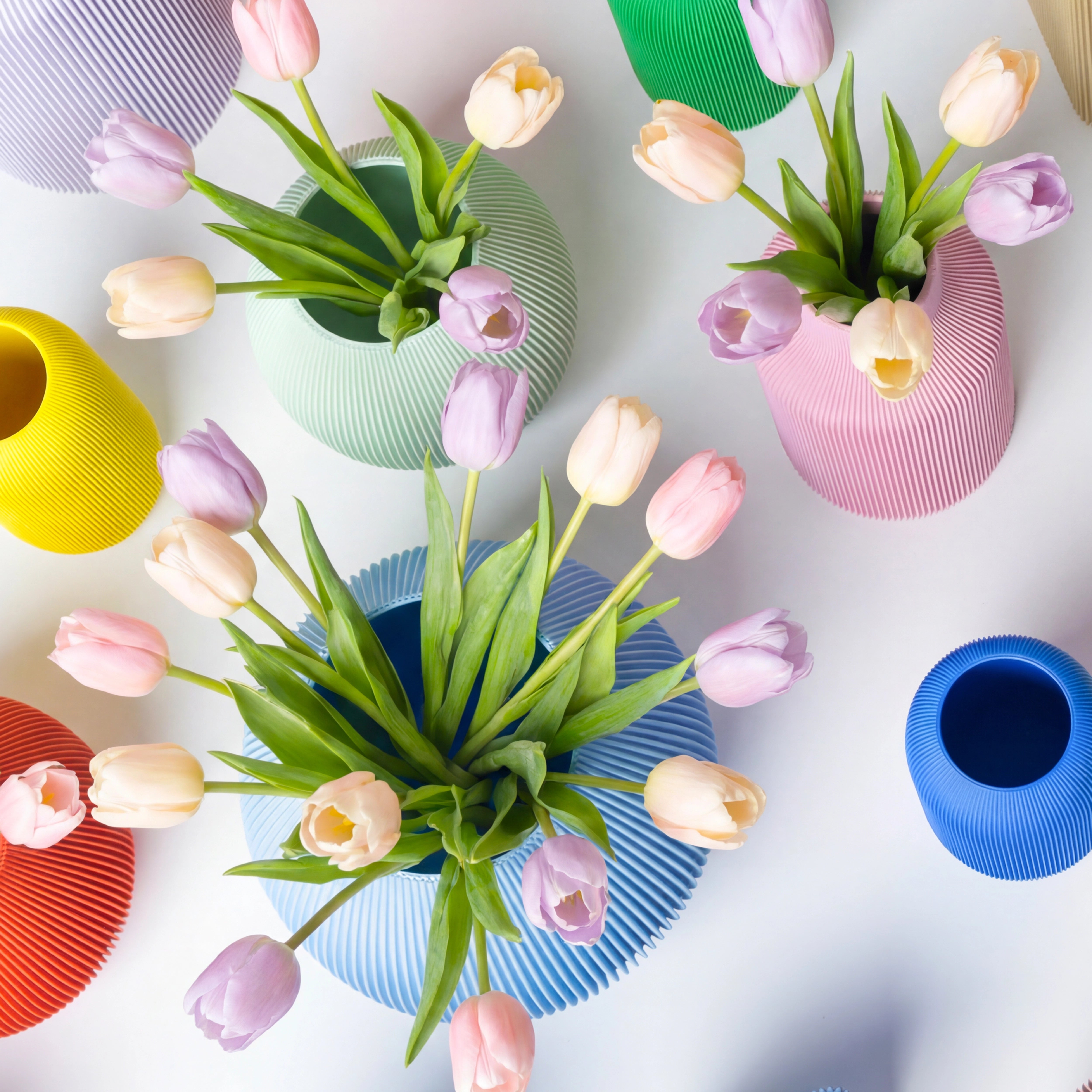 VASE RUND - PASTELLSELEKTION