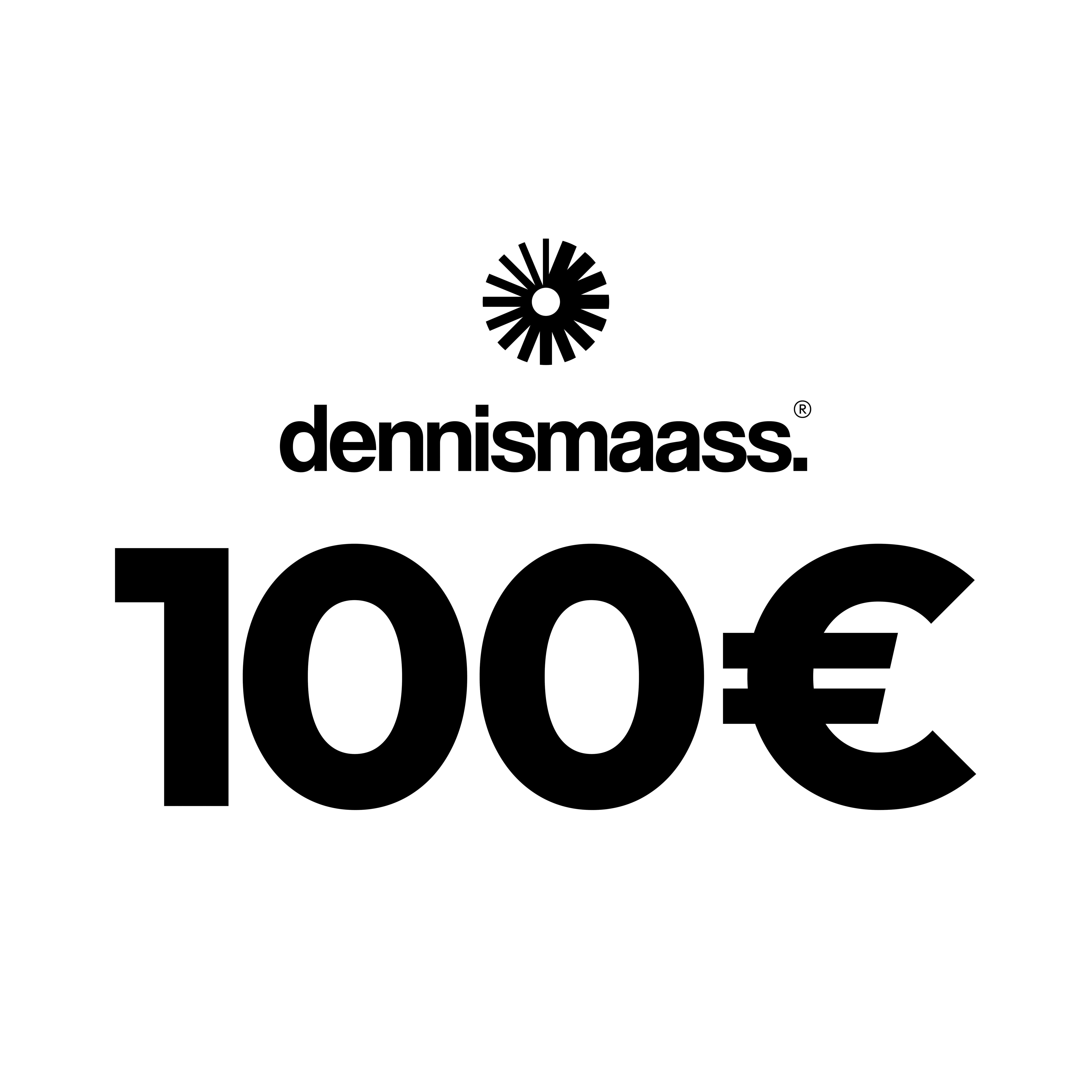 €100 Geschenkgutschein - dennismaass.
