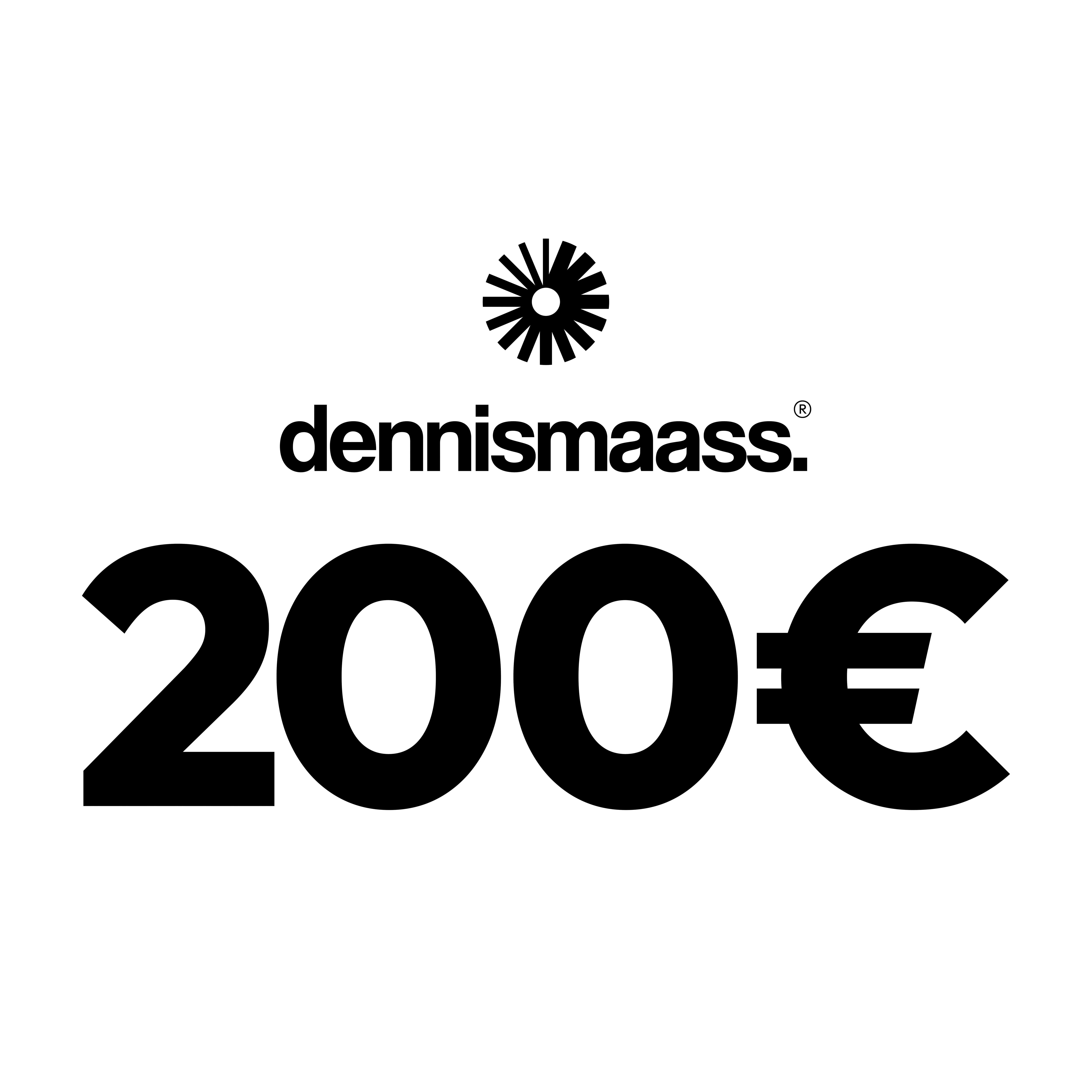 €200 Geschenkgutschein - dennismaass.