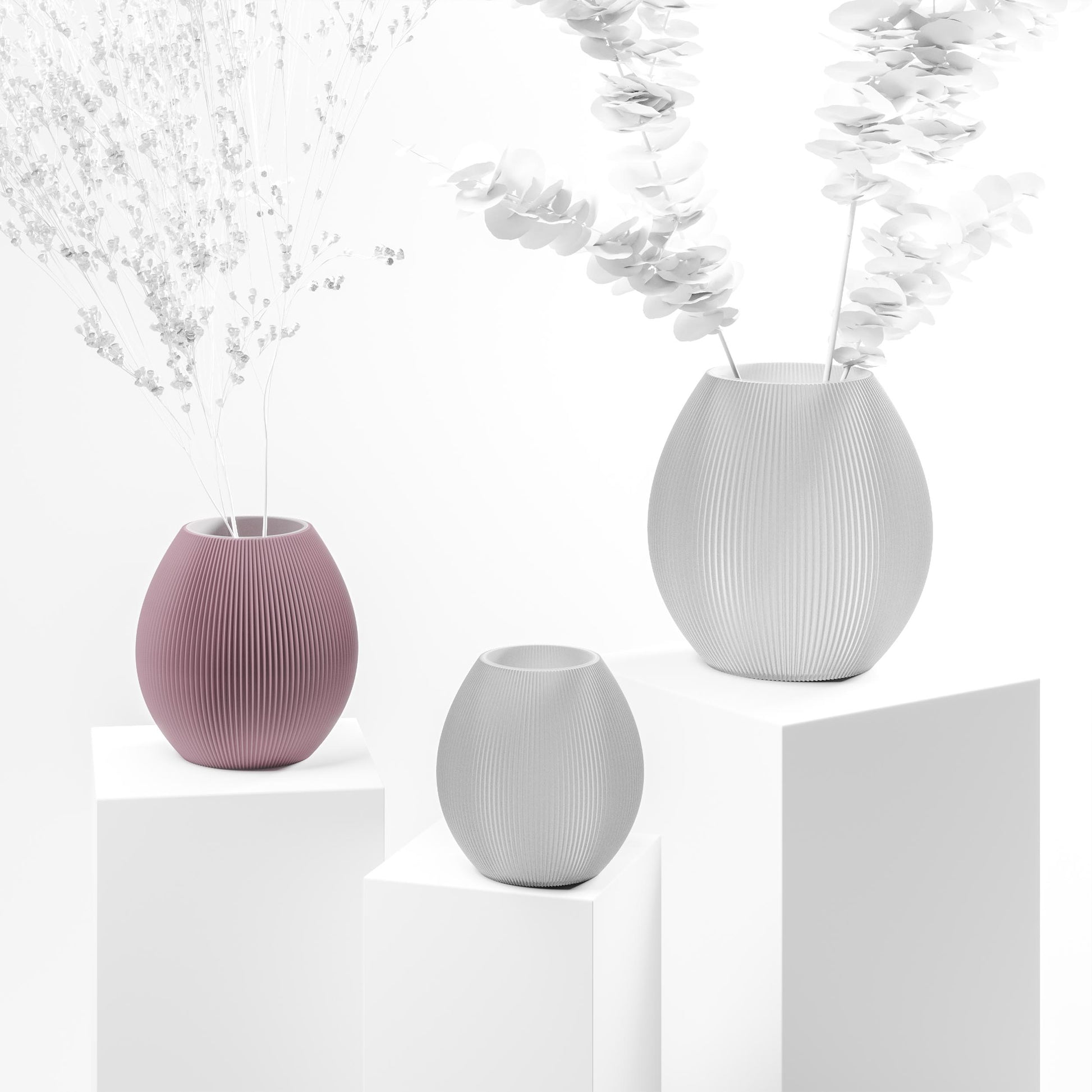 Lila Vase minimalistisch 