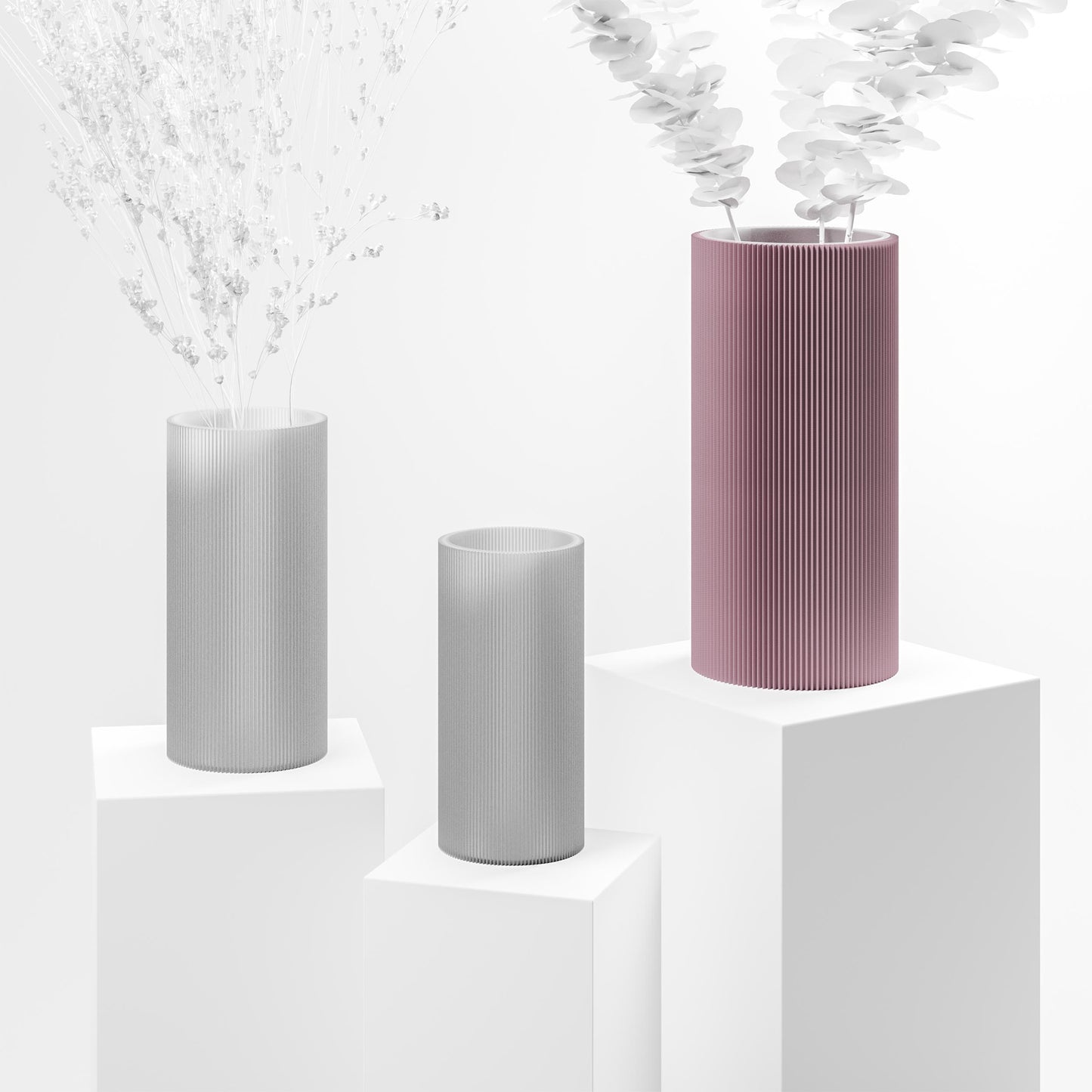 minimalistische 3d druck vase 